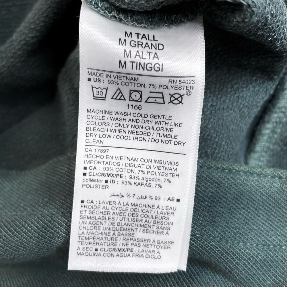 Old Navy Crop French-Terry Utility Jumpsuit Green Comfy Casual Utility M Tall - Picture 6 of 11